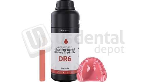 HEYGears - UltraPrint-Dental Denture Try-in UV - DR6，500g/bottle(HD)，V2.0- 1 - # MA.002.667(B)