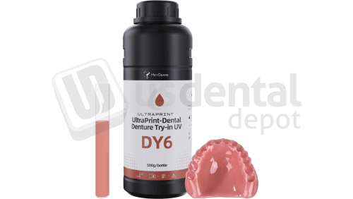 HEYGears - UltraPrint-Dental Denture Try-in UV - DY6，500g/bottle(HD)，V2.0- 1 - # MA.002.668(B)