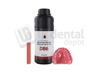 HEYGears - UltraPrint-Dental Denture Try-in UV - DB6，500g/bottle(HD)，V2.0- 1 - # MA.002.666(B)