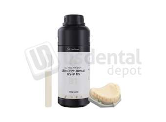 HEYGears - UltraPrint-Dental Try-in UV - B1，500g/bottle(HD)，V2.0- 1 - # MA.002.649(A)