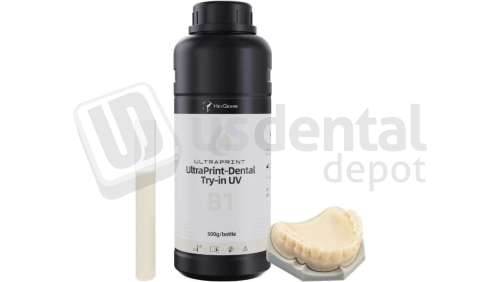 HEYGears - UltraPrint-Dental Try-in UV - B1，500g/bottle(HD)，V2.0- 1 - # MA.002.649(A)