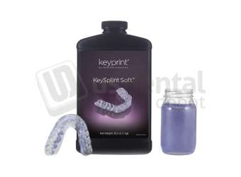 HEYGears - UltraPrint-Dental Soft Splint UV - Transparent，1000g/bottle，V1.0（For A2D HD）- 1 - # 23010200686