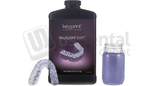 HEYGears - UltraPrint-Dental Soft Splint UV - Transparent，1000g/bottle，V1.0（For A2D HD）- 1 - # 23010200686