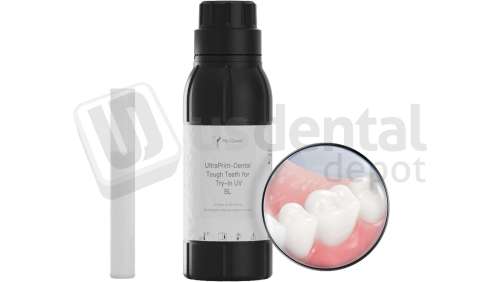 HEYGears - UltraPrint-Dental Tough Teeth For Try-in UV - BL，500g/bottle(HD)，V1.0- 1 - # MA.002.646(B)