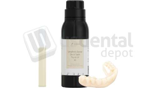 HEYGears - UltraPrint-Dental On-X Teeth Try-in UV - A1，500g/bottle(HD)，V1.0- 1 - # MA.002.651(B)