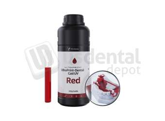 HEYGears - UltraPrint-Dental Cast UV - Red，500g/bottle(HD)，V3.0- 1 - # MA.002.633(A)