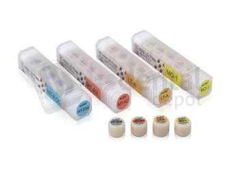 INITIAL LiSi Press Ingot MT-B0+ PLUS (3gx5)  #12826 ( Pressable Disilicate )  ( Bleach Colors )
