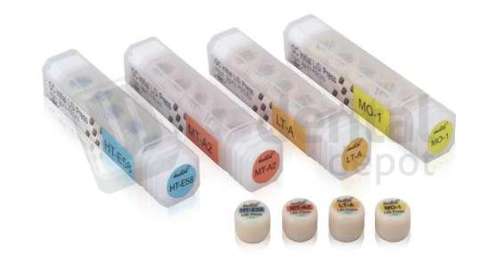 INITIAL LiSi Press Ingot MT-B0+ PLUS (3gx5)  #12826 ( Pressable Disilicate )  ( Bleach Colors )