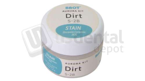 MIIYEN - AURORA - Stain Dirt ( Trans Clementine ) 4gr Zirconia Coloring Stain - # Dirt