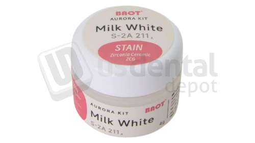 MIIYEN - AURORA - Stain Milk White ( Trans Snow ) 4gr Zirconia Coloring Stain - # Milk-White