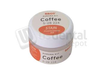 MIIYEN - AURORA - Stain Coffee ( Trans Mamelon Pumpkin ) 4gr Zirconia Coloring Stain - # Coffee
