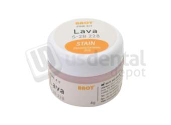 MIIYEN - PINK - Stain Lava ( Crimson ) 4gr Zirconia Coloring Stain - # Lava