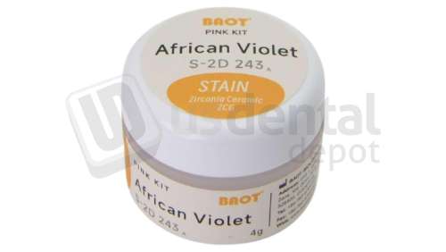 MIIYEN - PINK - Stain African Violet ( Plum ) 4gr Zirconia Coloring Stain - # Violet