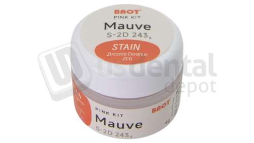 MIIYEN - PINK - Stain Mauve ( Trans Raspberry ) 4gr Zirconia Coloring Stain - # Mauve