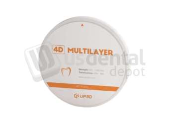 UP3D - Zirc Disc ML 98.5x18mm 4D BL1 #UP3D-28( Zirconia Discs )