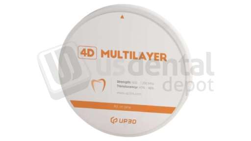 UP3D - Zirc Disc ML 98.5x14mm 4D A3 #UP3D-35( Zirconia Discs )