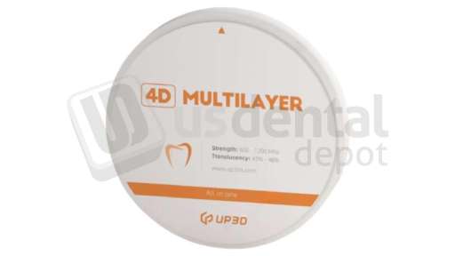 UP3D - Zirc Disc ML 98.5x25mm 4D BL2 #UP3D-2 ( Zirconia Discs )