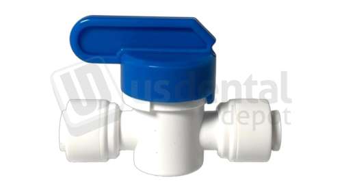 Plastic Tees, 1/4in OD, w/Valve  1pk  - #P-1056-1