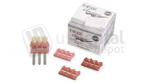 SHOFU Vintage Gummy Indicator Color Set  -  Available in 4 gingival colours: light  medium medium dark and dark  4pm - # 9622