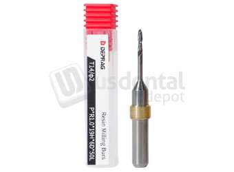 DEPRAG - RESIN DLC Ø2.0mm Ball Head 6mm S 50 L - Cad/Cam burs # P*R1.0*19H*6D*50L