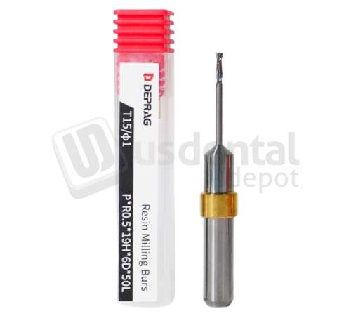 DEPRAG - RESIN DLC &Oslash;1.0mm Ball Head 6mm S 50 L - Cad/Cam burs # P*R0.5*19H*6D*50L