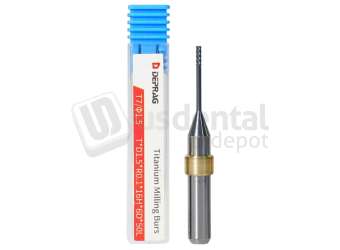 DEPRAG - T7 - TITANIUM Bull Mill Ø1.5mm 6mm S 50 L - Cad/Cam burs # T*D1.5*R0.1*16H*6D*50L  ( 900 mins )