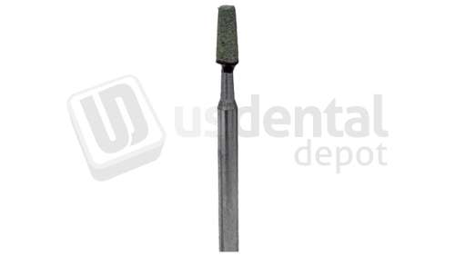 BESQUAL - Green Mounted Stone #44 Small Flat End Taper - # 101-1244