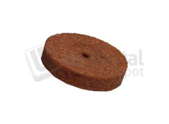 BESQUAL - Red/Coral Unmounted Stone Abrasive Wheel #303 - # 103-2303