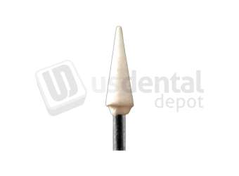 BESQUAL - FG White Mounted Stone #CN1 - Cone - # 106-101