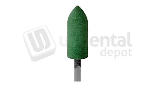 BESQUAL - Green Medium Rubber Points 10/PACK - # 205-212