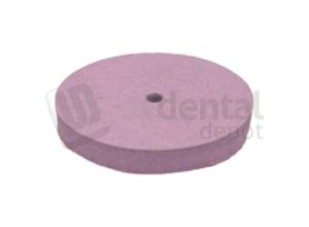 BESQUAL - Silicon Unmounted Wheel Medium Pink - Use for pre- polishign porcelains and metals - Satin Finish - # 206-102
