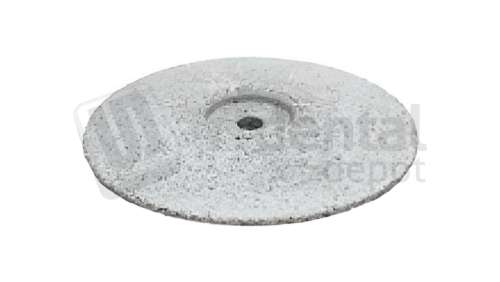 BESQUAL - Silicon Unmounted Knife Edge Wheel Coarse White - Use
for pre-polishing porcelains and metals - Reducing & Smoothing - # 206-201