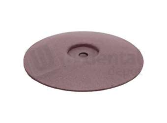 BESQUAL - Silicon Unmounted Knife Edge Wheel Medium Pink - Use for pre-polishign porcelains and metals - Satin Finish - # 206-202