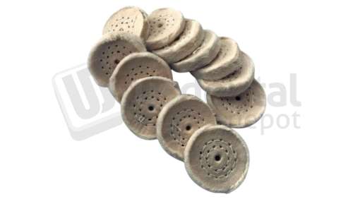 BESQUAL - Mini Buff White 1"x16ply - Dozen - # 212-1012