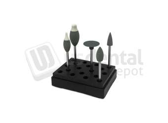 BESQUAL - Z-KIT Zirconia Contouring Kit for pre-sintered zirconia 5pcs/kit - # 221-000