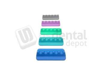 BESQUAL - Brush or Carver Silicon Stand - 5pcs Assorted Colors - # 275-500