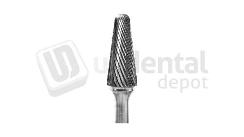 BESQUAL - Lathe Carbide Bur B1/2 Cone - 1/4" Shank - # 303-122
