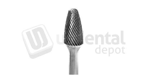 BESQUAL - Lathe Carbide Bur A 3/8 Taper - 1/4" Shank - # 303-381