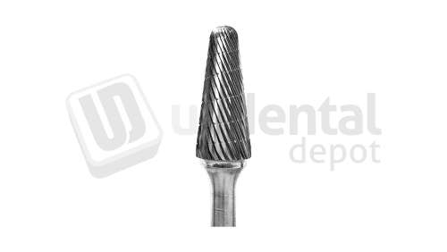 BESQUAL - Lathe Carbide Bur B 3/8 Cone - 1/4" Shank - # 303-382