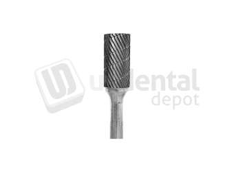 BESQUAL - Lathe Carbide Bur E 3/8 Cylinder - 1/4" Shank - # 303-385