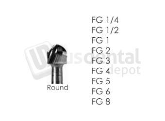 BESQUAL - FG Carbide #3 Round - # 306-000300