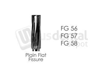 BESQUAL - FG Carbide #56 Plain Flat End - # 306-005600