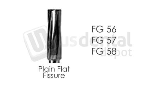 BESQUAL - FG Carbide #58 Plain Flat End - # 306-005800