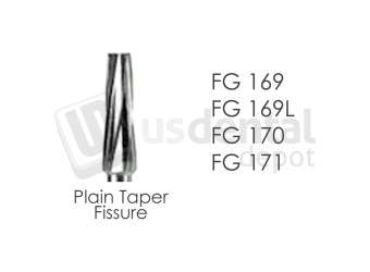 BESQUAL - FG Carbide #169 Taper Fissure - # 306-016900
