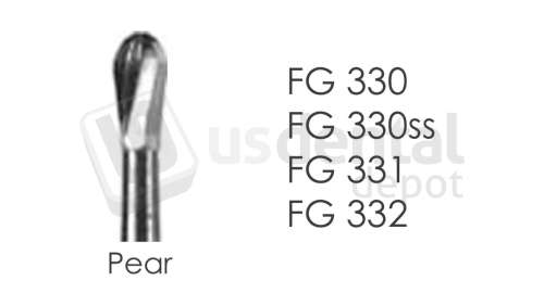 BESQUAL - FG Carbide #330 SS Pear - # 306-033001