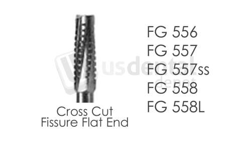 BESQUAL - FG Carbide #558 CC Flat End - # 306-055800