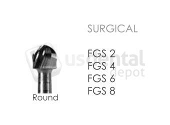 BESQUAL - FG Surgical Carbide #4 Round - # 309-0004