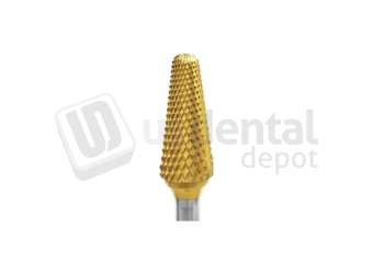 BESQUAL - Titanium Nitrite Coated Lathe Bur - Coarse Cut #B 1/2 - # 313-1202