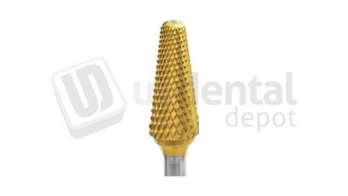 BESQUAL - Titanium Nitrite Coated Lathe Bur - Coarse Cut #B 1/2 - # 313-1202