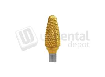 BESQUAL - Titanium Nitrite Coated Lathe Bur - Coarse Cut #A 3/8 - # 313-3801